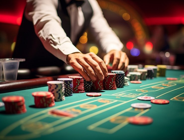Push Gaming live dealer table with HD video feed and betting interface